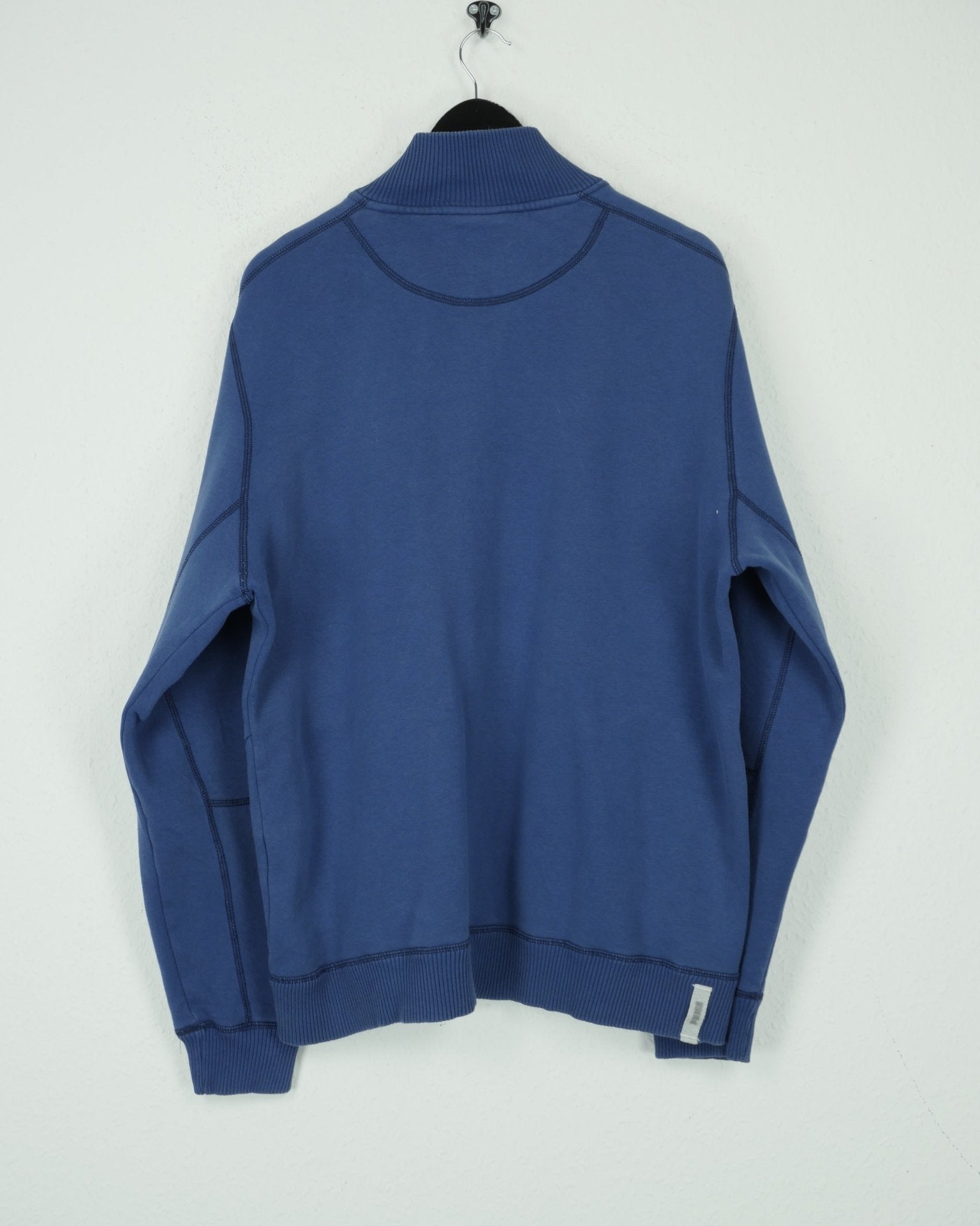 Puma basic embroidered logo blue zip sweater - Peeces