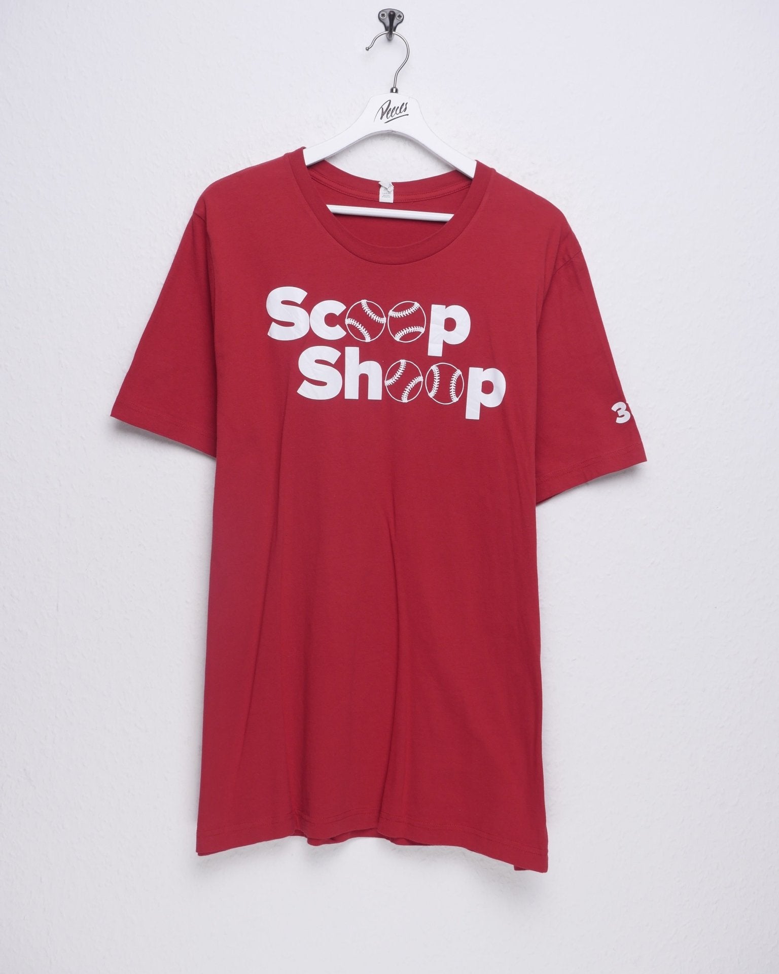 Scoop Shoop printed Spellout Shirt - Peeces