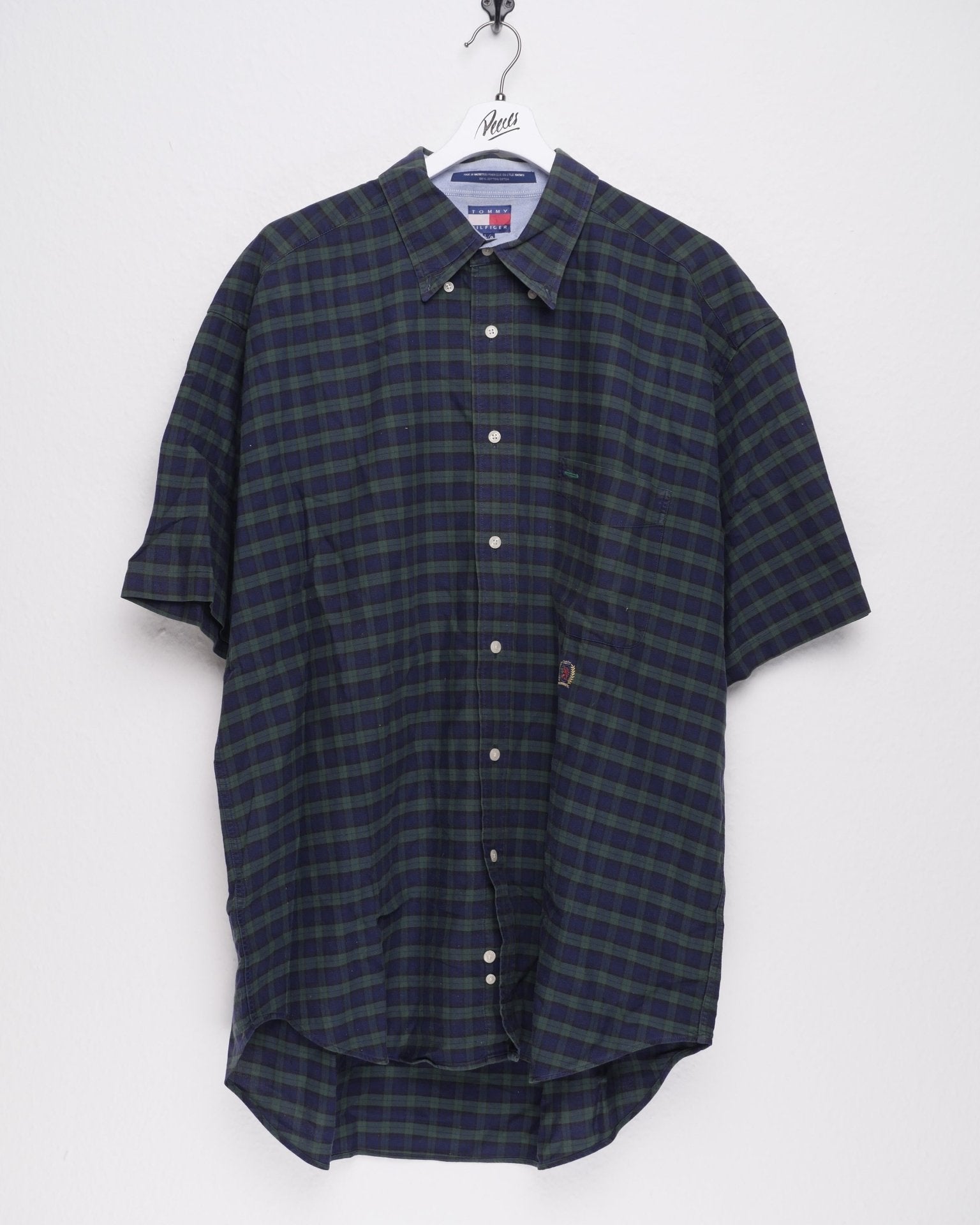 tommy Hilfiger checkered pattern S/S Hemd - Peeces