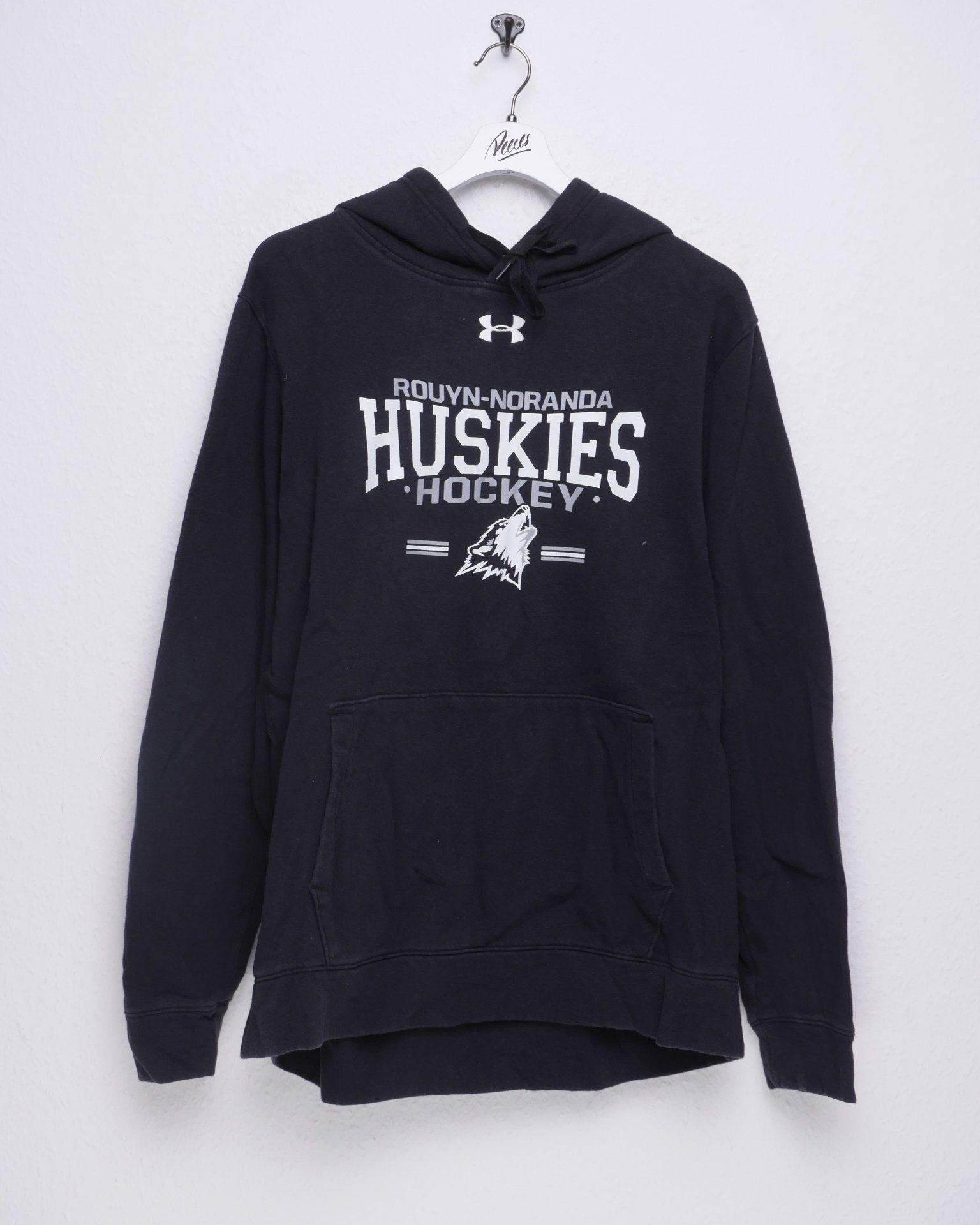 Under Amour Huskins Hockey embroidered Logo black Hoodie - Peeces