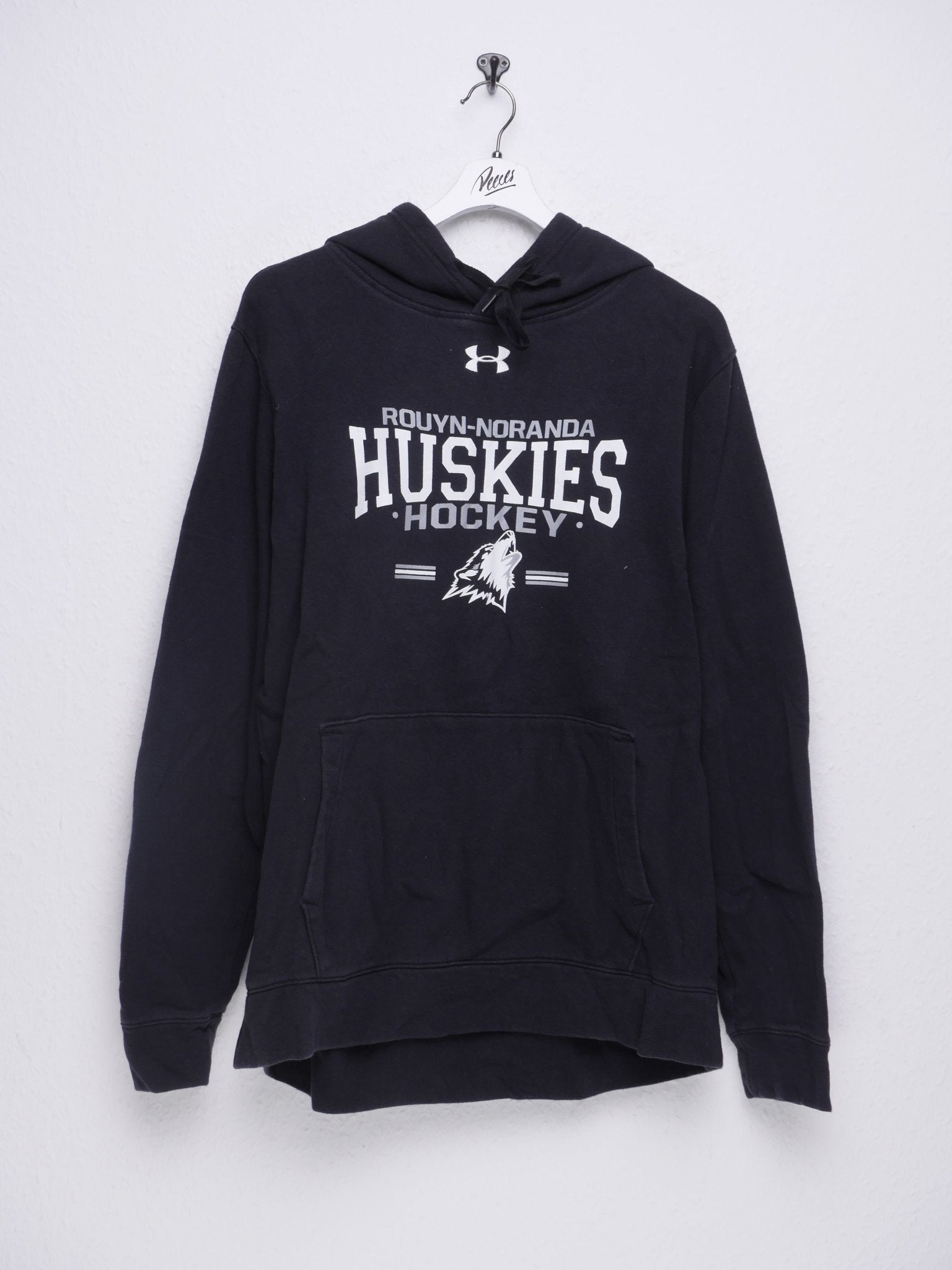 Under Amour Huskins Hockey embroidered Logo black Hoodie - Peeces